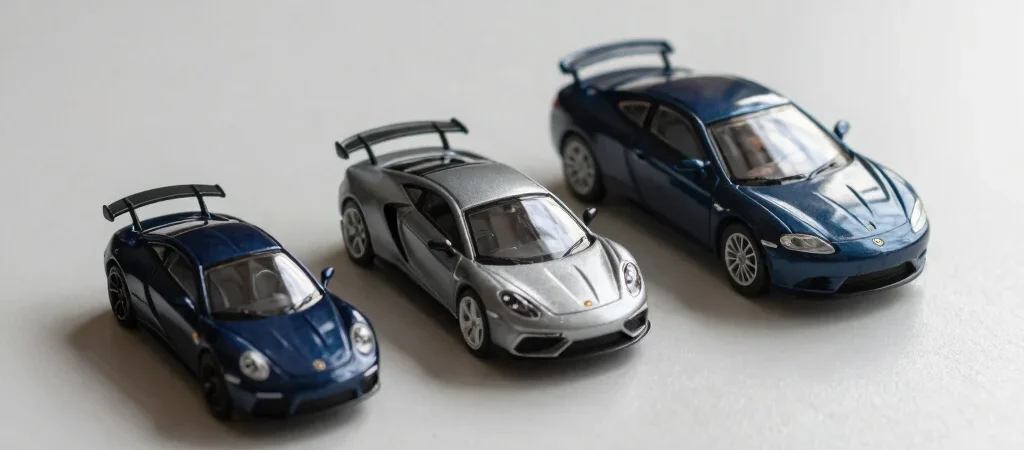 Escalas 1:64, 1:43 e 1:18 sem confusão