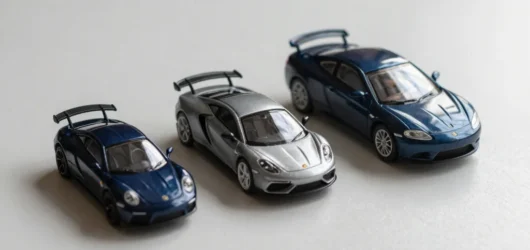 Escalas 1:64, 1:43 e 1:18 sem confusão